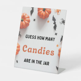 Halloween Baby Dusche eine kleine Boo-Einladung Sockelschild