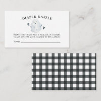 Halloween Baby Dusche Kleiner Boo Diaper Raffle