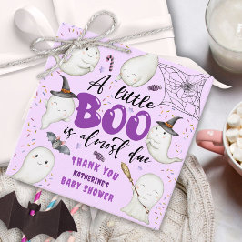 Halloween Baby Dusche Lila Girl Niedlich Little Bo Geschenkanhänger