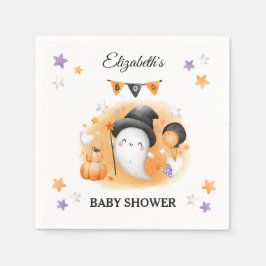 Halloween Baby Dusche Niedlich Ghost Paper Napkins Serviette