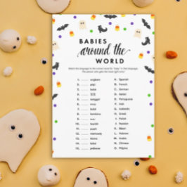 Halloween Baby Dusche Programm