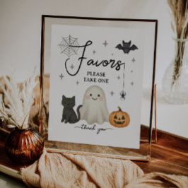 Halloween Baby Duwer Lieblingszeichen Poster