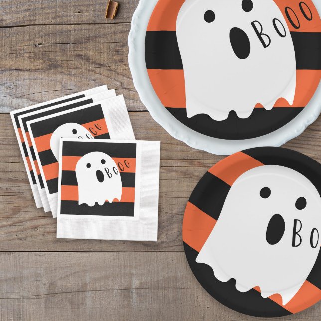 Halloween Baby Ghost Boo Serviette (Von Creator hochgeladen)
