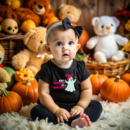 Halloween baby haunted by cuteness t-shirt
