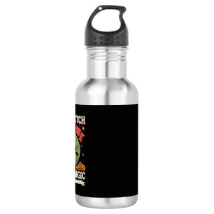 Halloween-Baby-Hexen-Mond-Magie Edelstahlflasche