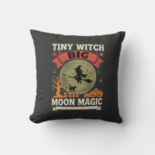 Halloween-Baby-Hexen-Mond-Magie Kissen