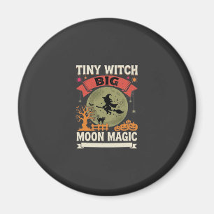 Halloween-Baby-Hexen-Mond-Magie Magnet