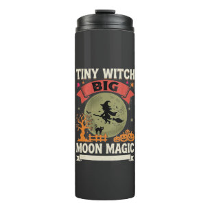 Halloween-Baby-Hexen-Mond-Magie Thermosbecher