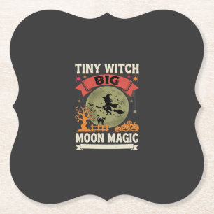 Halloween-Baby-Hexen-Mond-Magie Untersetzer