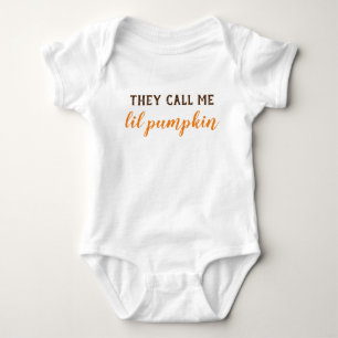 Halloween Baby Kleidung, die sie mich Lil Pumpkin  Strampler