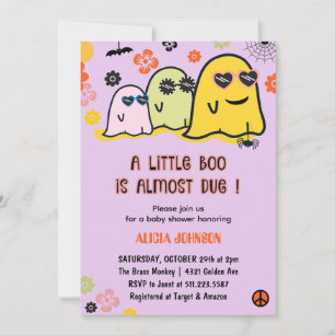 Halloween-Baby-Party-Einladungen Mädchen Einladung