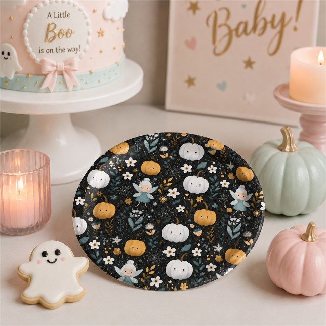 Halloween-Baby-Party-Fee-Pumpkin-Teller Pappteller (Von Creator hochgeladen)