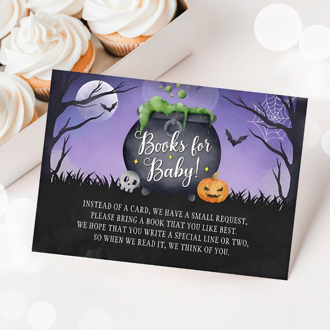 Halloween Baby Showbücher für Baby Insert Card (Von Creator hochgeladen)