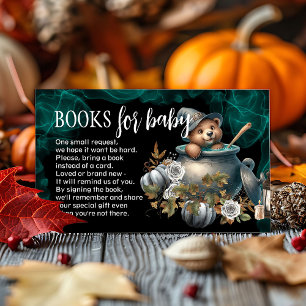 Halloween Baby Showbuchkarte Begleitkarte