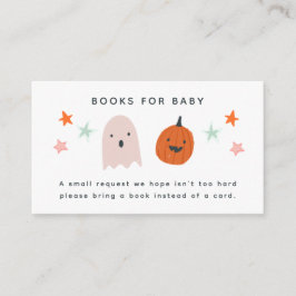 Halloween Baby Showbuchkarte Begleitkarte