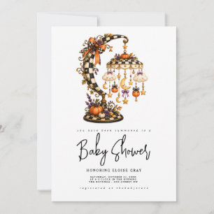 Halloween-Baby-Shower-Einladung