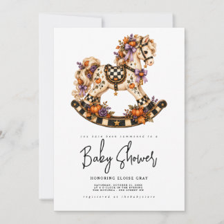 Halloween-Baby-Shower-Einladung
