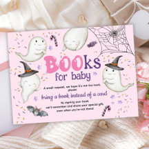 Halloween Baby Shower Girl Pink Books for Baby