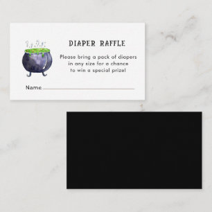 Halloween-Baby-Shower-Windel-Raffle  Begleitkarte