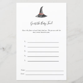 Halloween Baby Showspiel Ratet das Baby Food