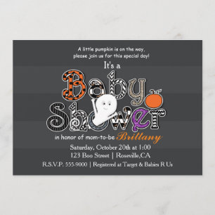 Halloween-BABY-SPRITZEN-Einladung Modern Chic Einladung