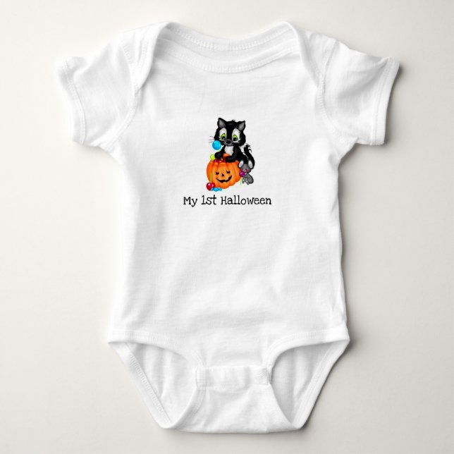 Halloween Baby Strampler (Vorderseite)