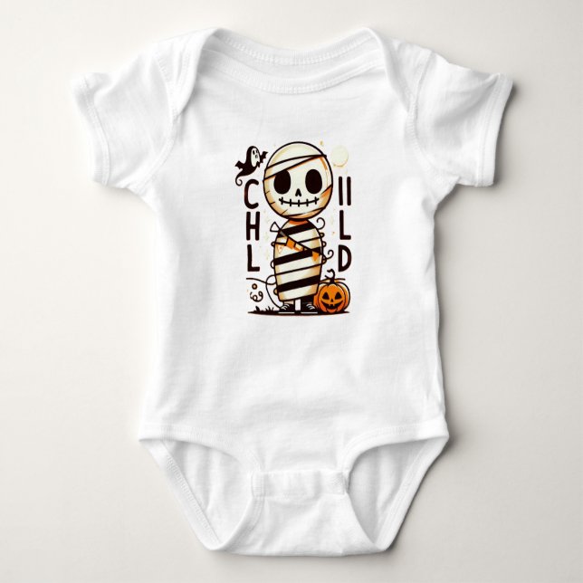 Halloween Baby Strampler (Vorderseite)