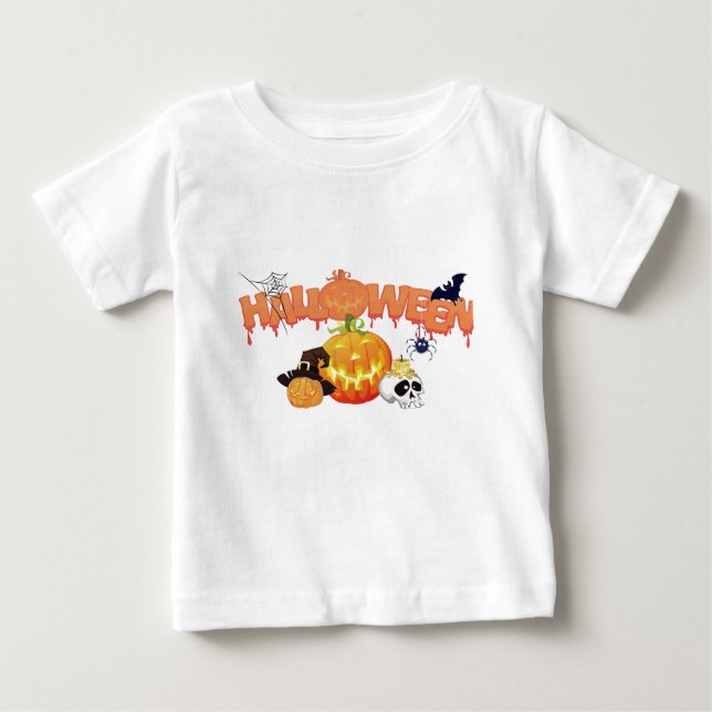 Halloween Baby T-shirt (Vorderseite)