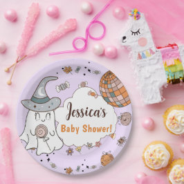 Halloween Babydusche Little Boo Paper Teller