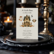 Halloween-Babydusche mit neutraler Cotgore