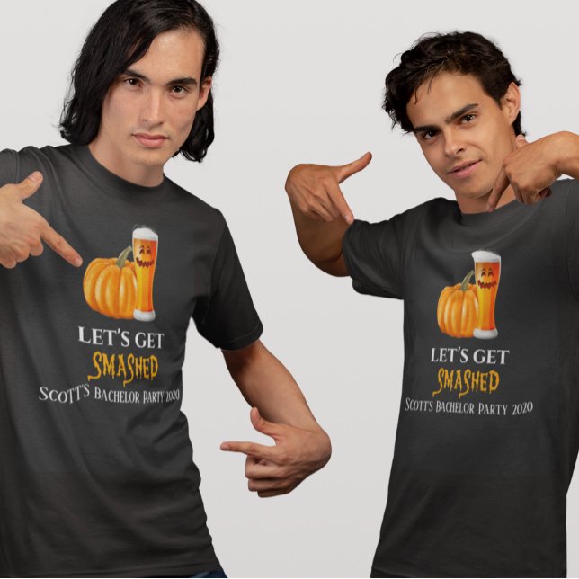 Halloween Bachelor Party-Bierchen T-Shirt (Von Creator hochgeladen)
