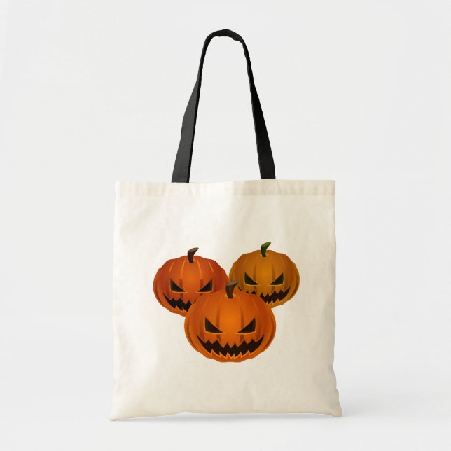 Halloween Bag-Beängstigend Pumpkins Tote Bag Tragetasche (Vorne)