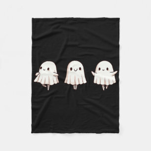 Halloween Ballet Ghost Ballet Tänzer Spooky Tanz Fleecedecke