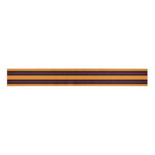 Halloween-Band Orange und schwarzes gestreiftes Ba Ripsband