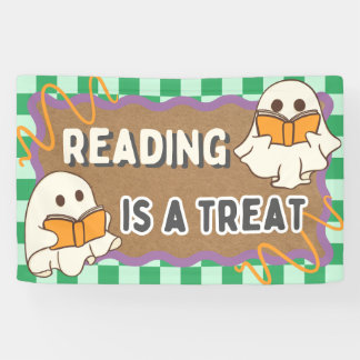 Halloween-Banner für Schulbibliotheken Banner