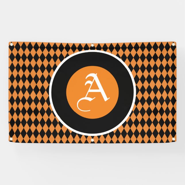 HALLOWEEN BANNER MIT MONOGRAM (Horizontal)