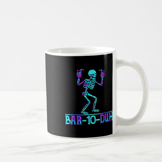 Halloween Bar 10 Duh Skeleton Trinkkostüm Kaffeetasse (Rechts)