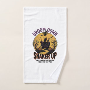 Halloween Barkeeper-Shirt Verhexte Taverne Hexe De Handtuch