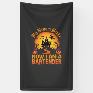 Halloween Barkeeper Spukhaus Hexe Kürbis De Banner