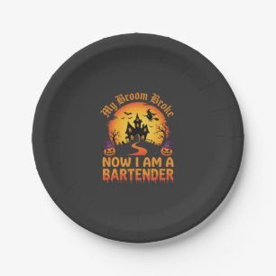 Halloween Barkeeper Spukhaus Hexe Kürbis De Pappteller