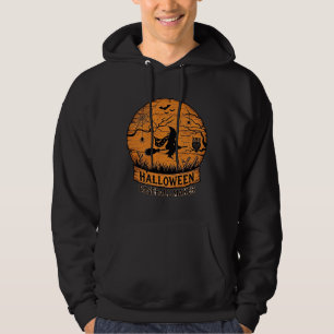 Halloween Baseball Maker Fliegende Hexe Holzmond  Hoodie