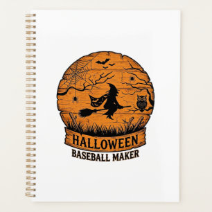 Halloween Baseball Maker Fliegende Hexe Holzmond Planer