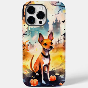 Halloween Basenji mit Pumpkins Beängstigend Case-Mate iPhone 14 Pro Max Hülle