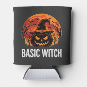 Halloween Basic Hexen-Kürbis-Mond-Grafik Dosenkühler