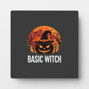 Halloween Basic Hexen-Kürbis-Mond-Grafik Fotoplatte