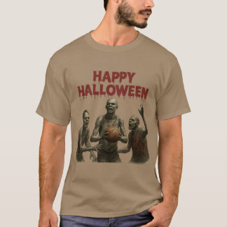 Halloween-Basketball-Familie T-Shirt