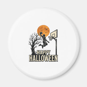 Halloween Basketball Frohes Halloween Vintage Spor Magnet