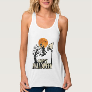 Halloween Basketball Frohes Halloween Vintage Spor Tank Top