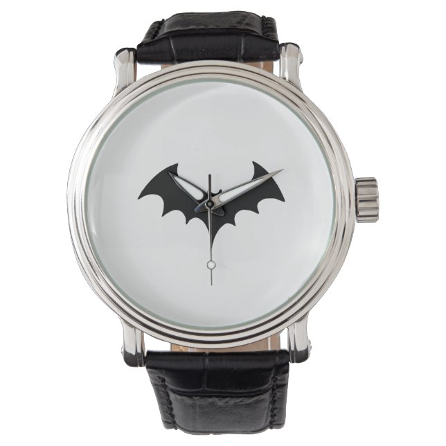 Halloween Bat Armbanduhr (Vorderseite)