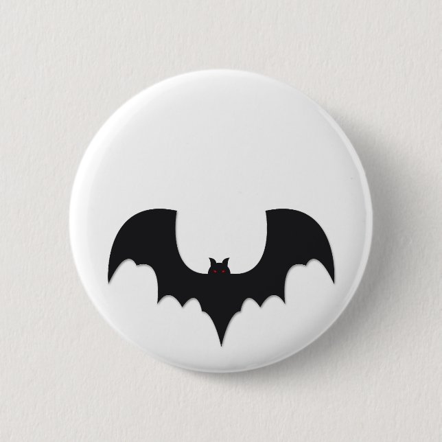 Halloween bat button (Vorderseite)